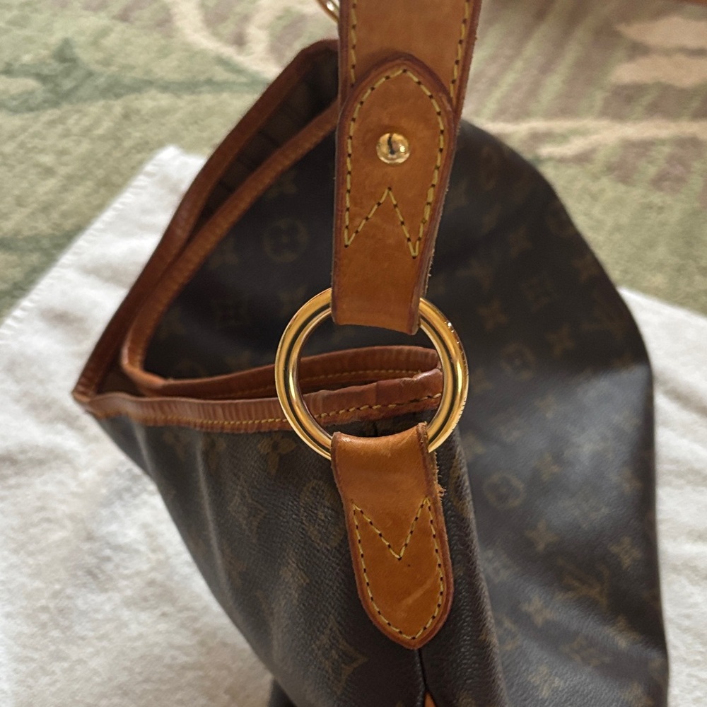 Louis Vuitton Dark Brown Monogram Shoulder Bag - Picture 6 of 9